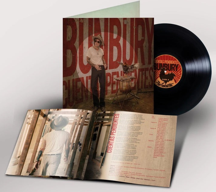 Vinilo de "Cuentas pendientes", de Bunbury