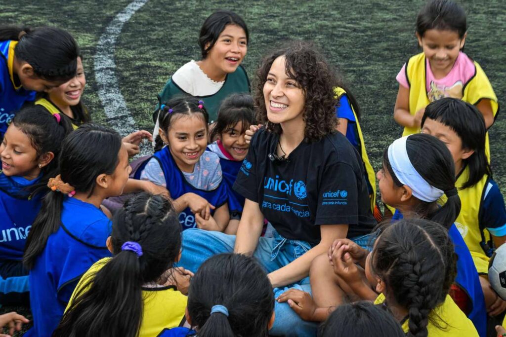 Gaby Moreno en el programa "Juego Limpio" de Unicef