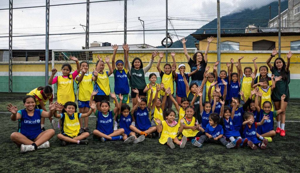 Gaby Moreno en el programa "Juego Limpio" de Unicef